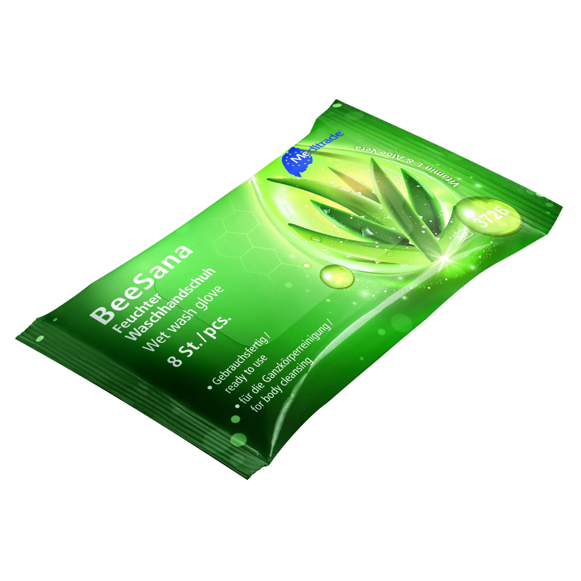 BeeSana® Feuchte Waschhandschuhe